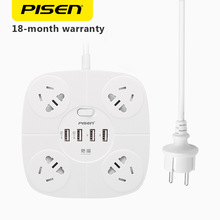 Ổ căm điện Pisen KY-44 (4USB. 4AC) - PISEN VIỆT NAM